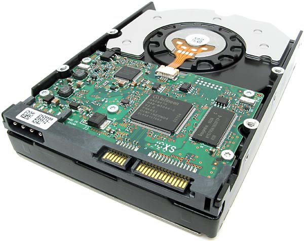 Bottom of hitachi 1Tera Byte Hard Disk